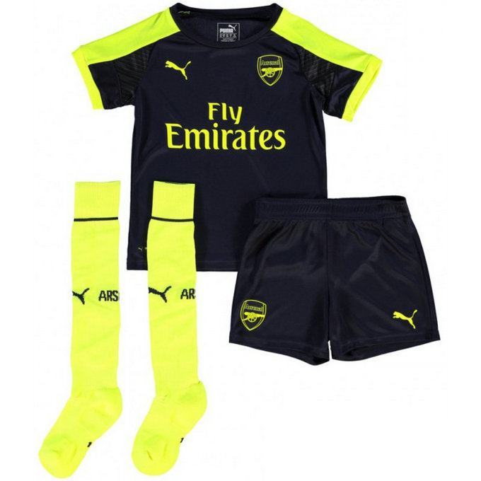 Ensemble Arsenal Enfant 2016/2017 Maillot Short Chaussettes Third