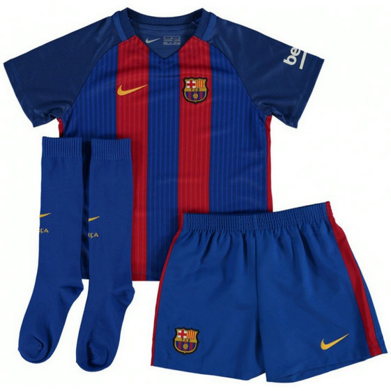 Ensemble Barcelone Enfant 2016/2017 Maillot Short Chaussettes Domicile