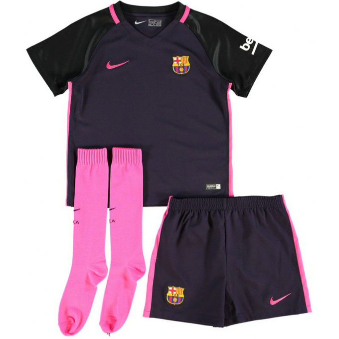 Ensemble Barcelone Enfant 2016/2017 Maillot Short Chaussettes Extérieur