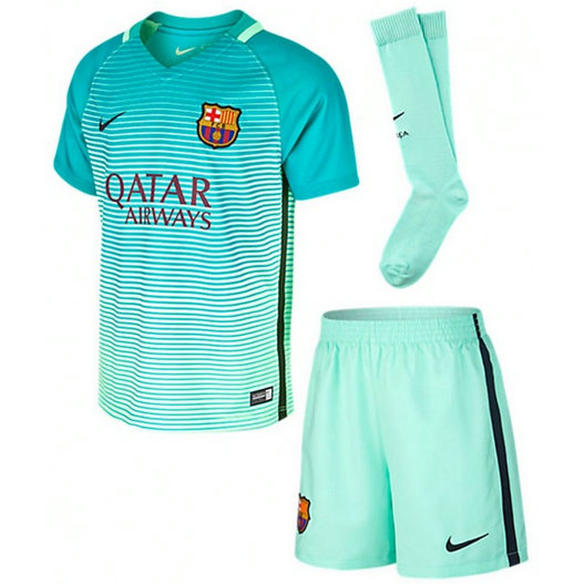 Ensemble Barcelone Enfant 2016/2017 Maillot Short Chaussettes Third