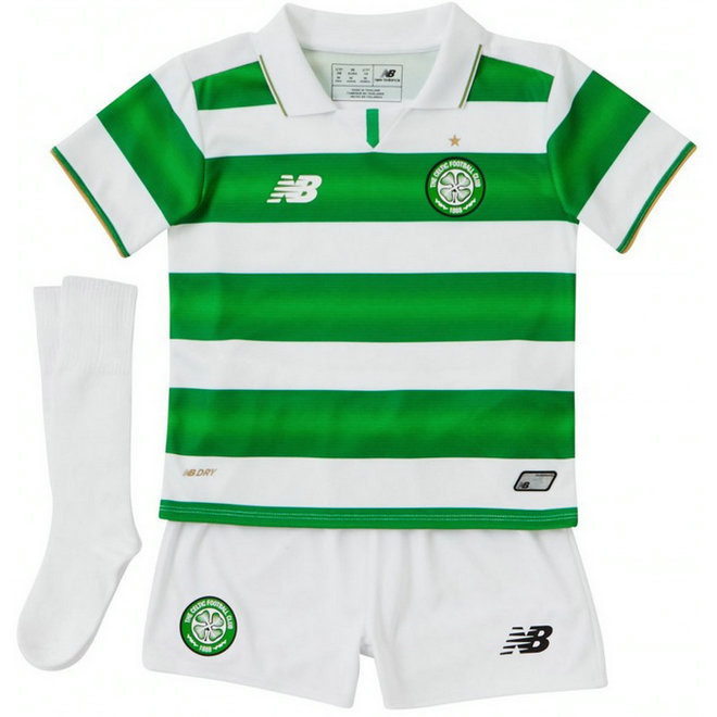 Ensemble Celtic Glasgow Enfant 2016/2017 Maillot Short Chaussettes Domicile