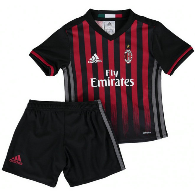 Ensemble Milan AC Enfant 2016/2017 Maillot Short Domicile