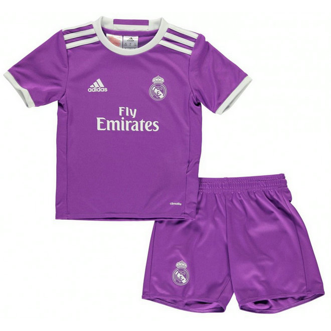 Ensemble Real Madrid Enfant 2016/2017 Maillot Short Extérieur