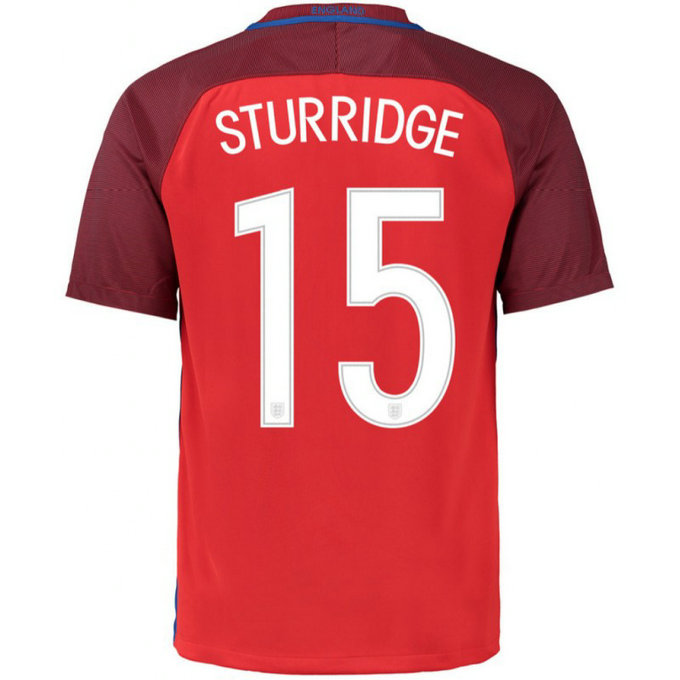 Maillot Angleterre STURRIDGE 2016/2017 EURO 2016 Extérieur