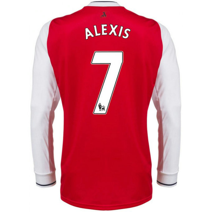 Maillot Arsenal ALEXIS 2016/2017 Domicile Manches Longues