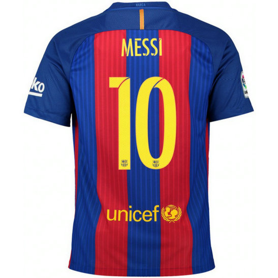 Maillot Barcelone Enfant MESSI 2016/2017 Domicile