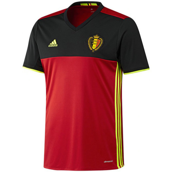 Maillot Belgique 2016/2017 EURO 2016 Domicile