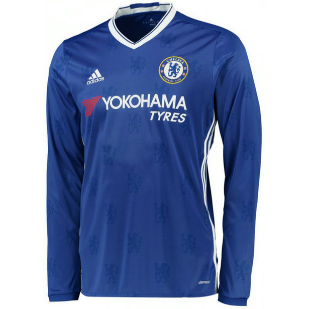 Maillot Chelsea 2016/2017 Domicile Manches Longues