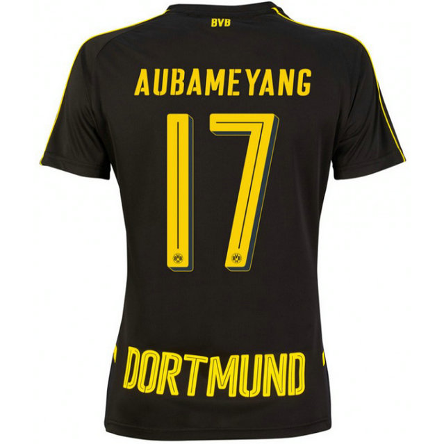 Maillot Dortmund AUBAMEYANG 2016/2017 Extérieur