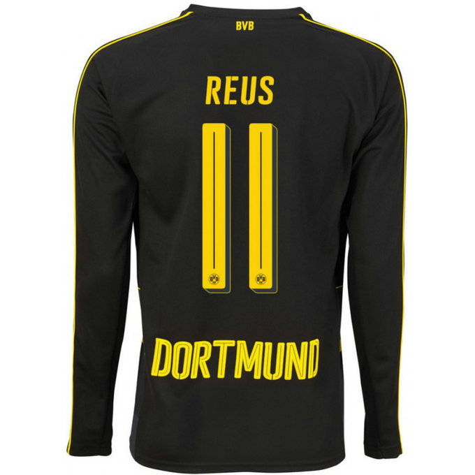 Maillot Dortmund REUS 2016/2017 Extérieur Manches Longues