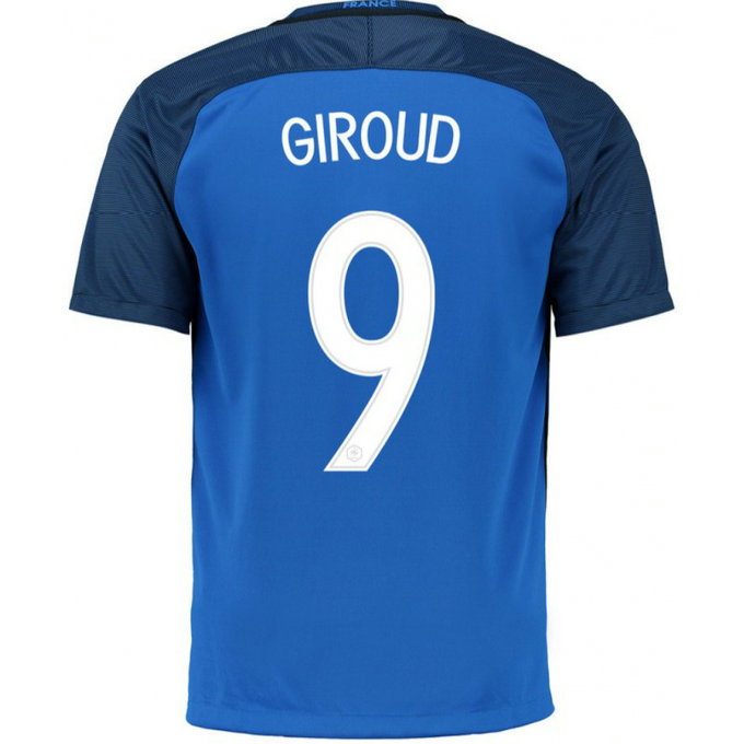 Maillot Equipe de France Enfant GIROUD 2016/2017 EURO 2016 Domicile