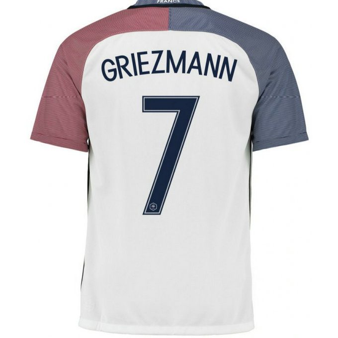 Maillot Equipe de France Enfant GRIEZMANN 2016/2017 EURO 2016 Extérieur