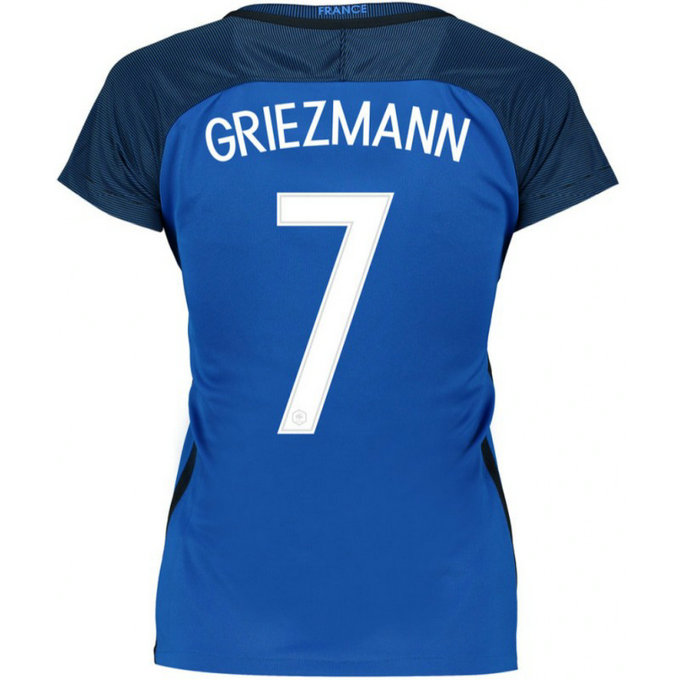 Maillot Equipe de France Femme GRIEZMANN 2016/2017 EURO 2016 Domicile