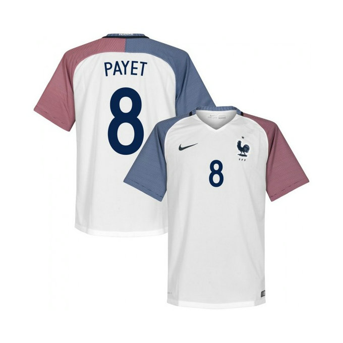 Maillot Equipe de France PAYET 2016/2017 EURO 2016 Extérieur