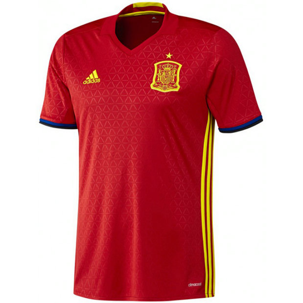 Maillot Espagne 2016/2017 EURO 2016 Domicile