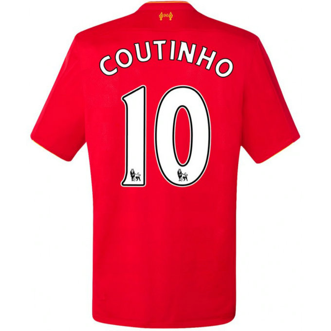 Maillot Liverpool COUTINHO 2016/2017 Domicile