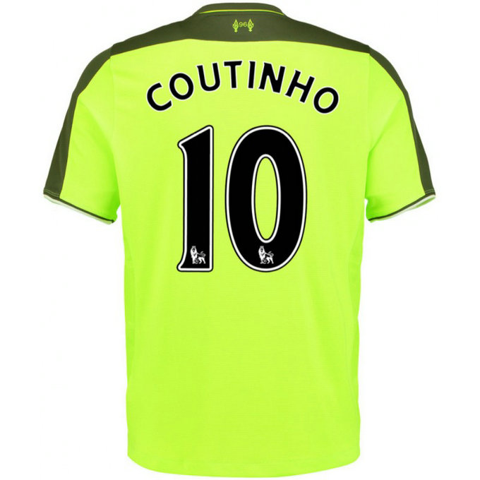 Maillot Liverpool COUTINHO 2016/2017 Third