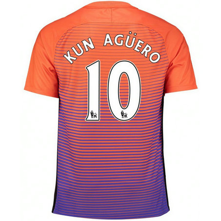 Maillot Manchester City AGUERO 2016/2017 Third