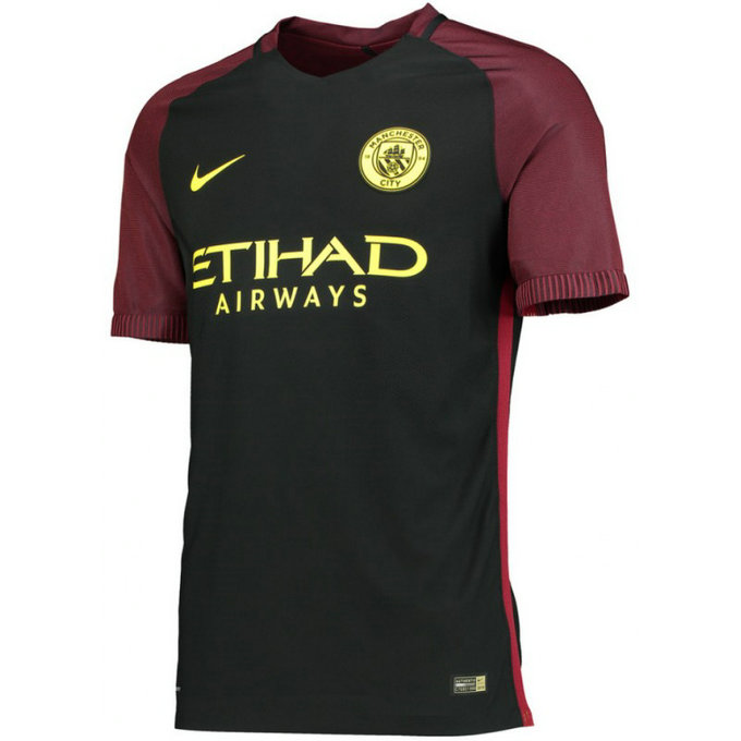 Maillot Authentique Manchester City 2016/2017 Vapor Extérieur