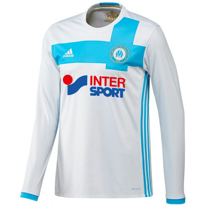 Maillot OM Marseille 2016/2017 Domicile Manches Longues