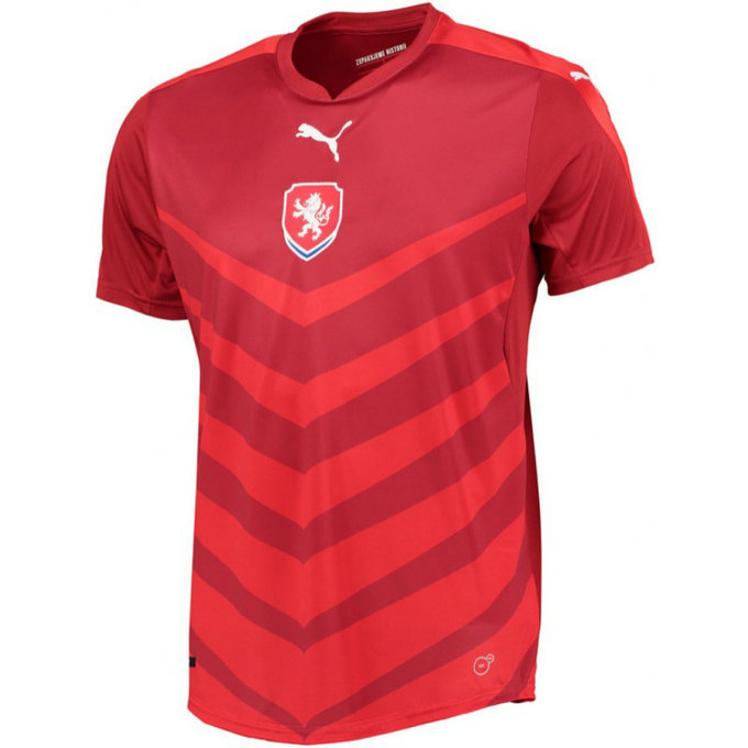 Maillot Republique Tcheque 2016/2017 EURO 2016 Domicile