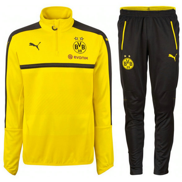 Survetement Dortmund 2016/2017 Sweat Jaune