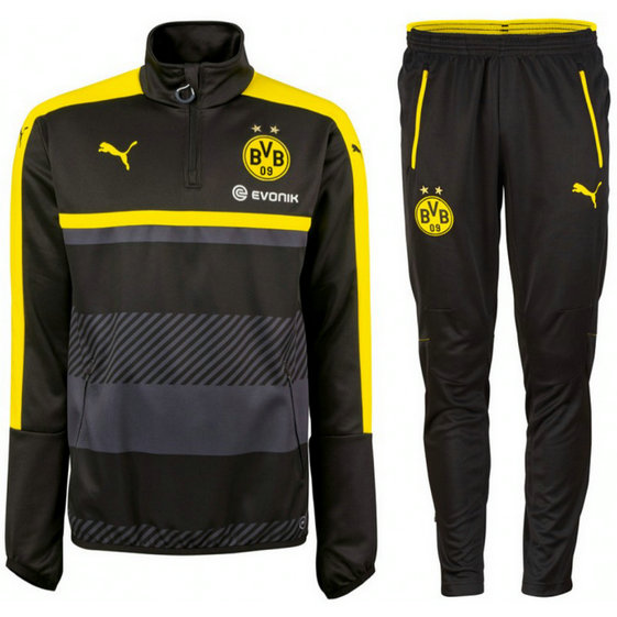 Survetement Dortmund 2016/2017 Sweat Noir