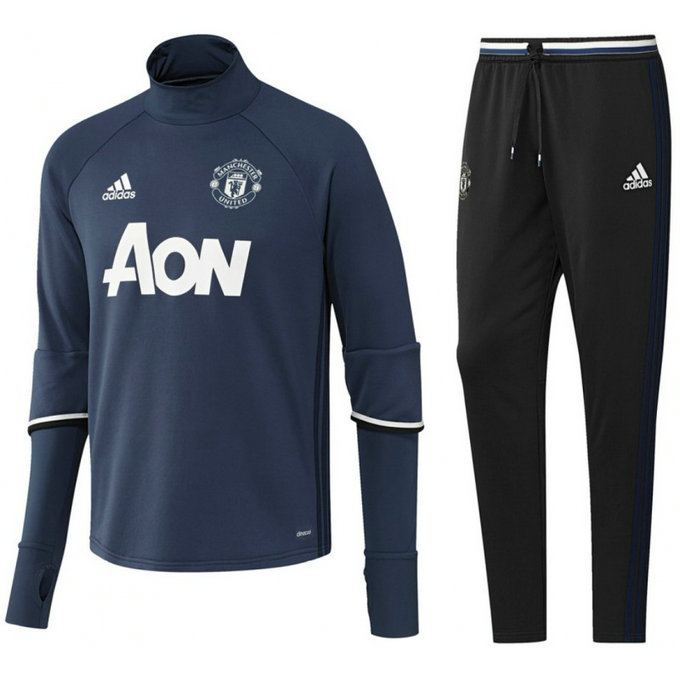 Survetement Manchester United 2016/2017 Bleu