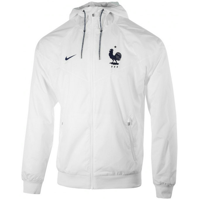 Veste Equipe De France 2016/2017 Euro 2016 Blanc Cv