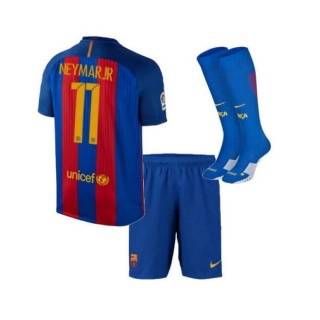 Ensemble Barcelone Enfant NEYMAR 2016/2017 Maillot Short Chaussettes Domicile Pas Cher Nice