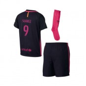 Ensemble Barcelone Enfant SUAREZ 2016/2017 Maillot Short Chaussettes Extérieur à Petits Prix