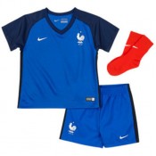 Magasin Ensemble Equipe de France Bébé 2016/2017 EURO 2016 Maillot Short Chaussettes Domicile Paris