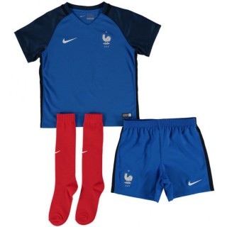 Ensemble Equipe de France Enfant 2016/2017 EURO 2016 Maillot Short Chaussettes Domicile Site Officiel