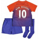 Vente Privée Ensemble Manchester City Enfant AGUERO 2016/2017 Maillot Short Chaussettes Third