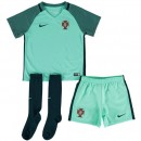 Rabais Ensemble Portugal Enfant 2016/2017 EURO 2016 Maillot Short Chaussettes Extérieur