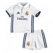 Ensemble Real Madrid Enfant 2016/2017 Maillot Short Domicile au Meilleur Prix