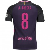 Maillot Barcelone Enfant INIESTA 2016/2017 Extérieur Ventes Privées