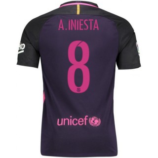 Maillot Barcelone INIESTA 2016/2017 Extérieur Vendre Paris