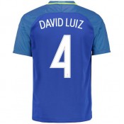 Paris Maillot Bresil DAVID LUIZ 2016/2017 JO 2016 Extérieur