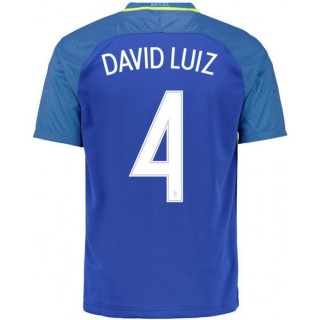 Paris Maillot Bresil DAVID LUIZ 2016/2017 JO 2016 Extérieur