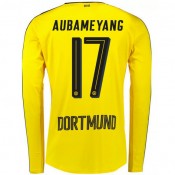 Maillot Dortmund AUBAMEYANG 2016/2017 Domicile Manches Longues Vendre Alsace