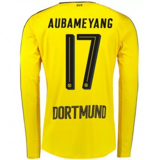 Maillot Dortmund AUBAMEYANG 2016/2017 Domicile Manches Longues Vendre Alsace