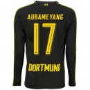 Maillot Dortmund AUBAMEYANG 2016/2017 Extérieur Manches Longues Boutique France