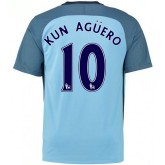 Promotions Maillot Manchester City Enfant AGUERO 2016/2017 Domicile