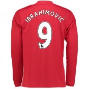 Maillot Manchester United Enfant IBRAHIMOVIC 2016/2017 Domicile Manches Longues Moins Cher