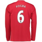 Acheter Maillot Manchester United Enfant POGBA 2016/2017 Domicile Manches Longues