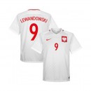 Maillot Pologne LEWANDOWSKI 2016/2017 EURO 2016 Domicile En Soldes