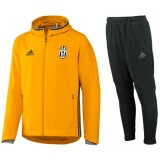 Survetement Juventus 2016/2017 Capuche Jaune Achat à Prix Bas