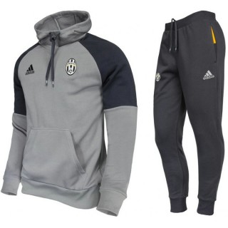 Survetement Juventus 2016/2017 Capuche Sweat Gris au Meilleur Prix