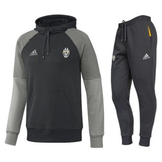 Survetement Juventus 2016/2017 Capuche Sweat Noir Promos